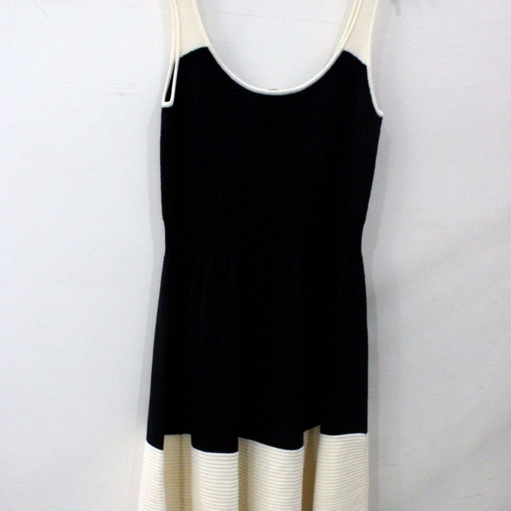 Kate Spade Elegant Black Dress with White Accents
